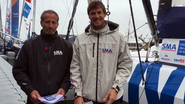 Transat Jacques Vabre - TJV INSIDE : Interview Lui ou Moi avec Paul Meilhat et Michel Desjoyeaux (Imoca/SMA)