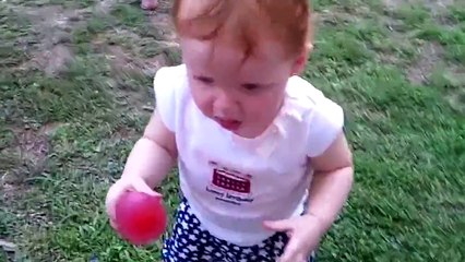 Water Balloon Attacks Child