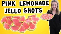 How to make Pink Lemonade Jello Shots Tipsy Bartender