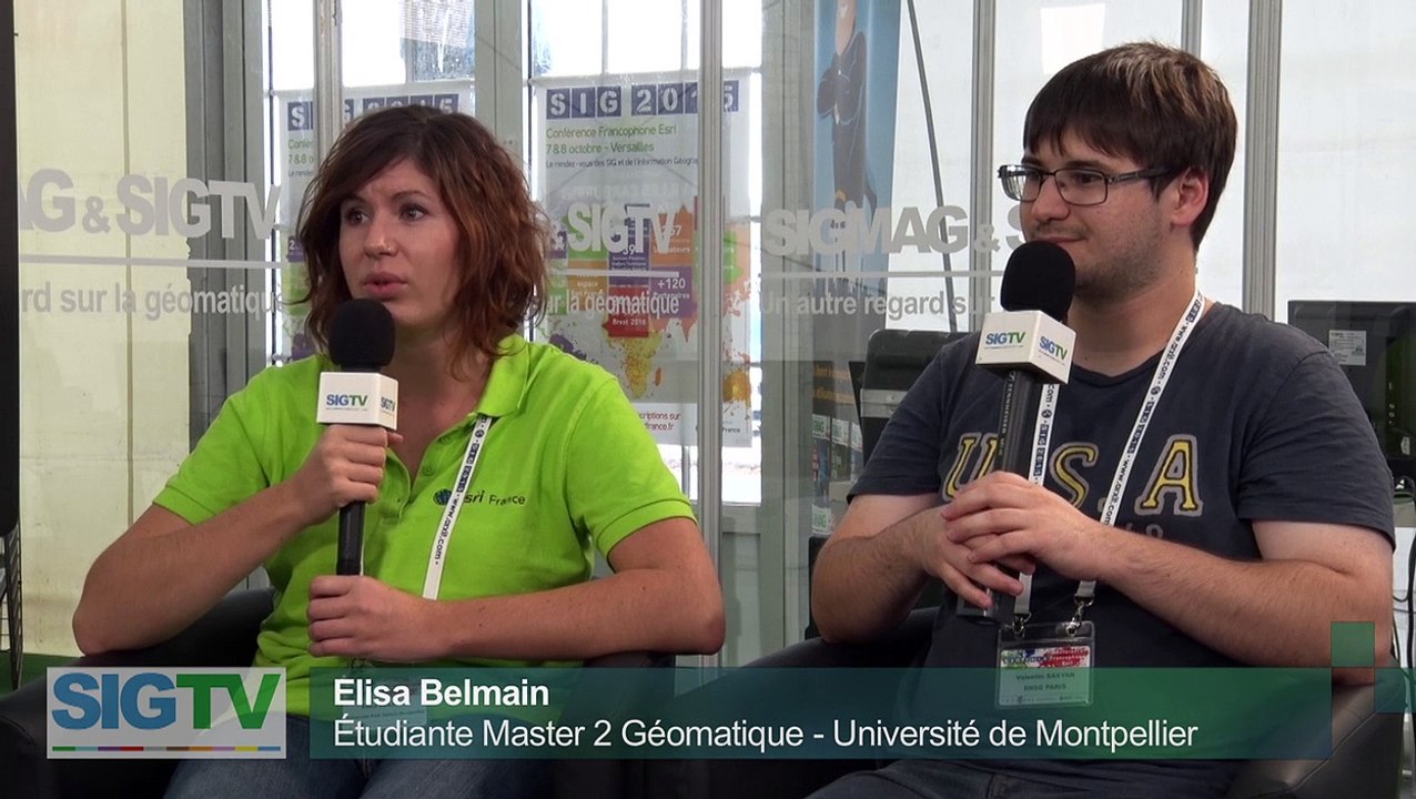 SIG 2015 - Interview des Lauréats du concours des 24H du SIG - Elisa Belmain et Valentin Saysyan
