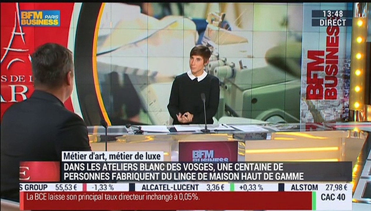 Métiers d'art, Métiers de luxe: Fabriquant de linge de maison haut de gamme – 22/10