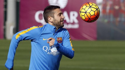 FC Barcelona train for Sunday's match versus Eibar