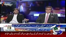 Hamid Mir Enjoying The Taunts Of Ali Muhammad Khan On Daniyal Aziz