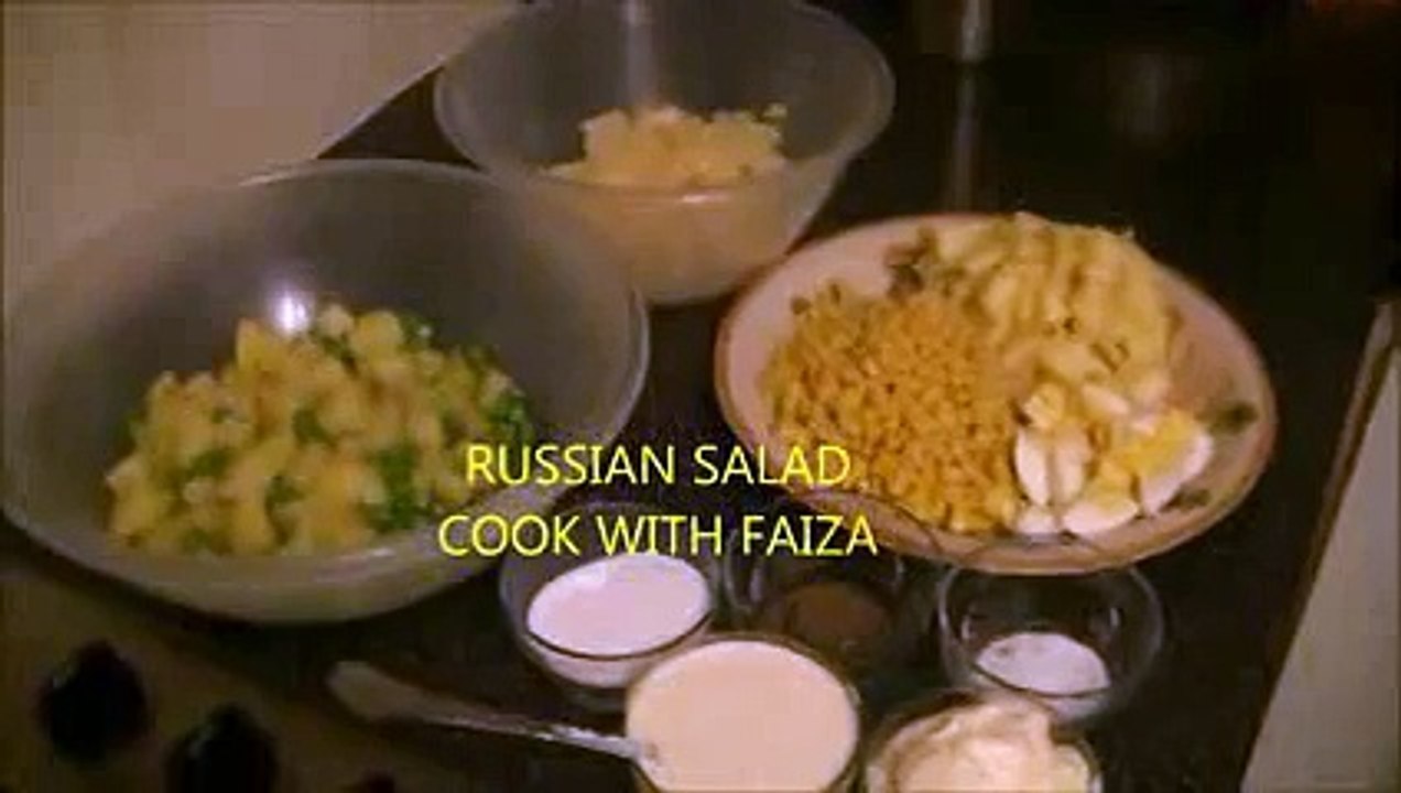 RUSSIAN SALAD COOK WITH FAIZA