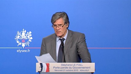 Compte rendu du Conseil des ministres du 21 octobre 2015