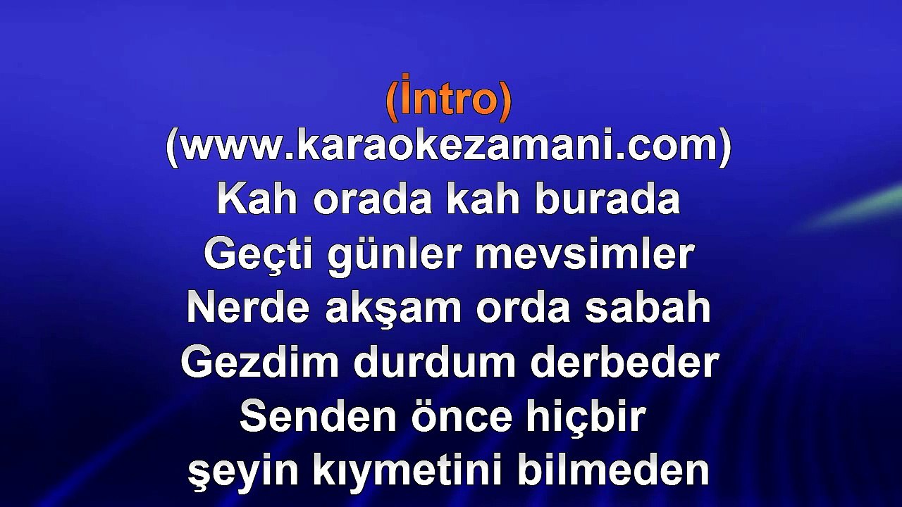 Mustafa Ceceli - Söyle Canım - 2013 TÜRKÇE KARAOKE