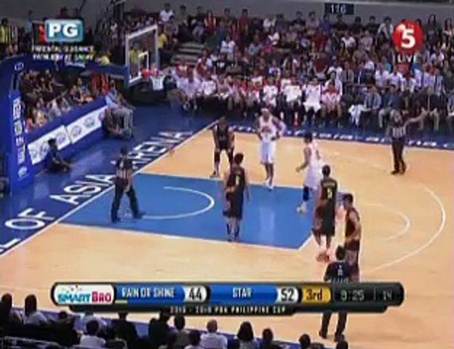 RAIN OR SHINE VS STAR HOTSHOTS OCTOBER 21 2015 3RD QUARTER