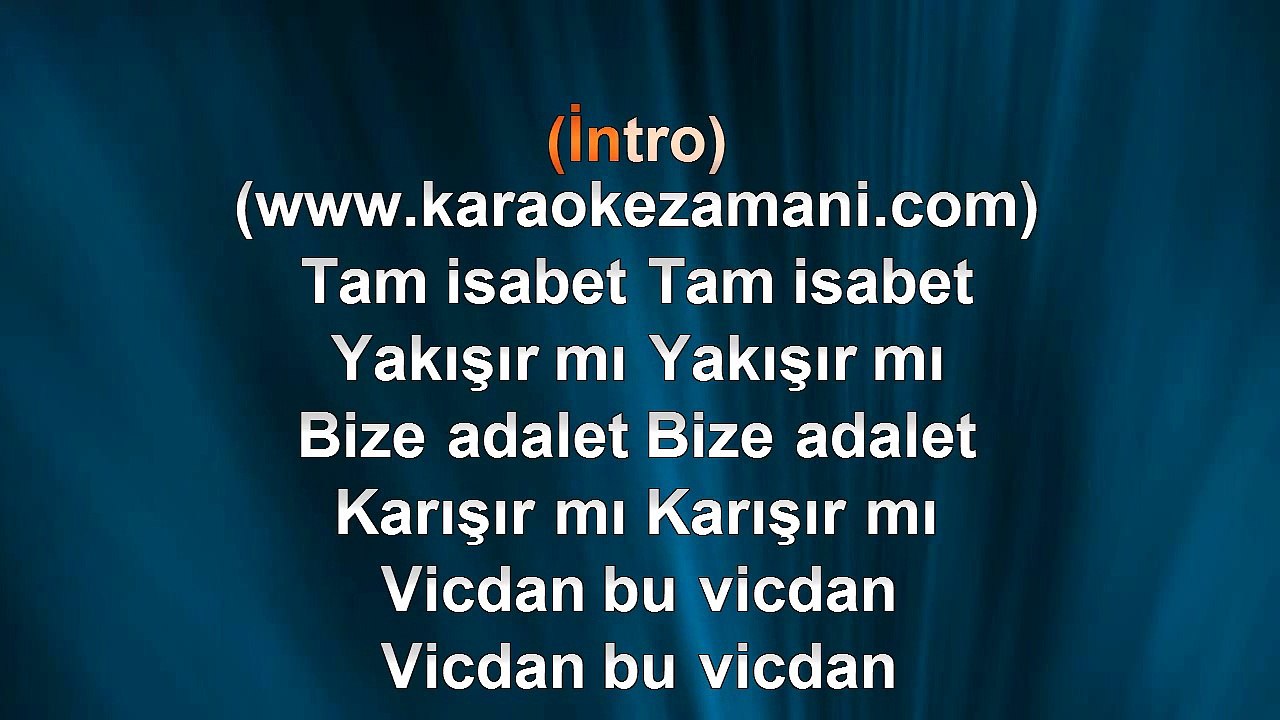 Mustafa Sandal - Ateş Ve Unut - 2009 TÜRKÇE KARAOKE