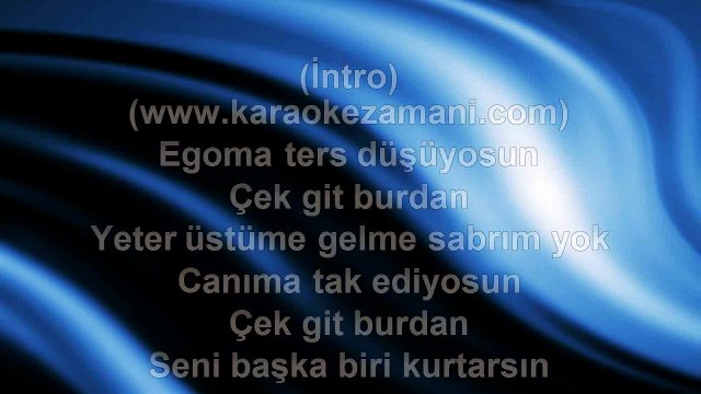 Mustafa Sandal - Ego - (2012) TÜRKÇE KARAOKE