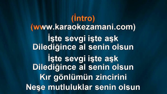 Mustafa Sandal - Kır Gönlümün Zincirini - (2012) TÜRKÇE KARAOKE