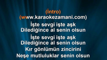 Mustafa Sandal - Kır Gönlümün Zincirini - (2012) TÜRKÇE KARAOKE