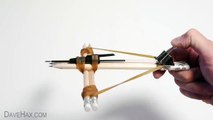 How to build a tiny crossbow with pens