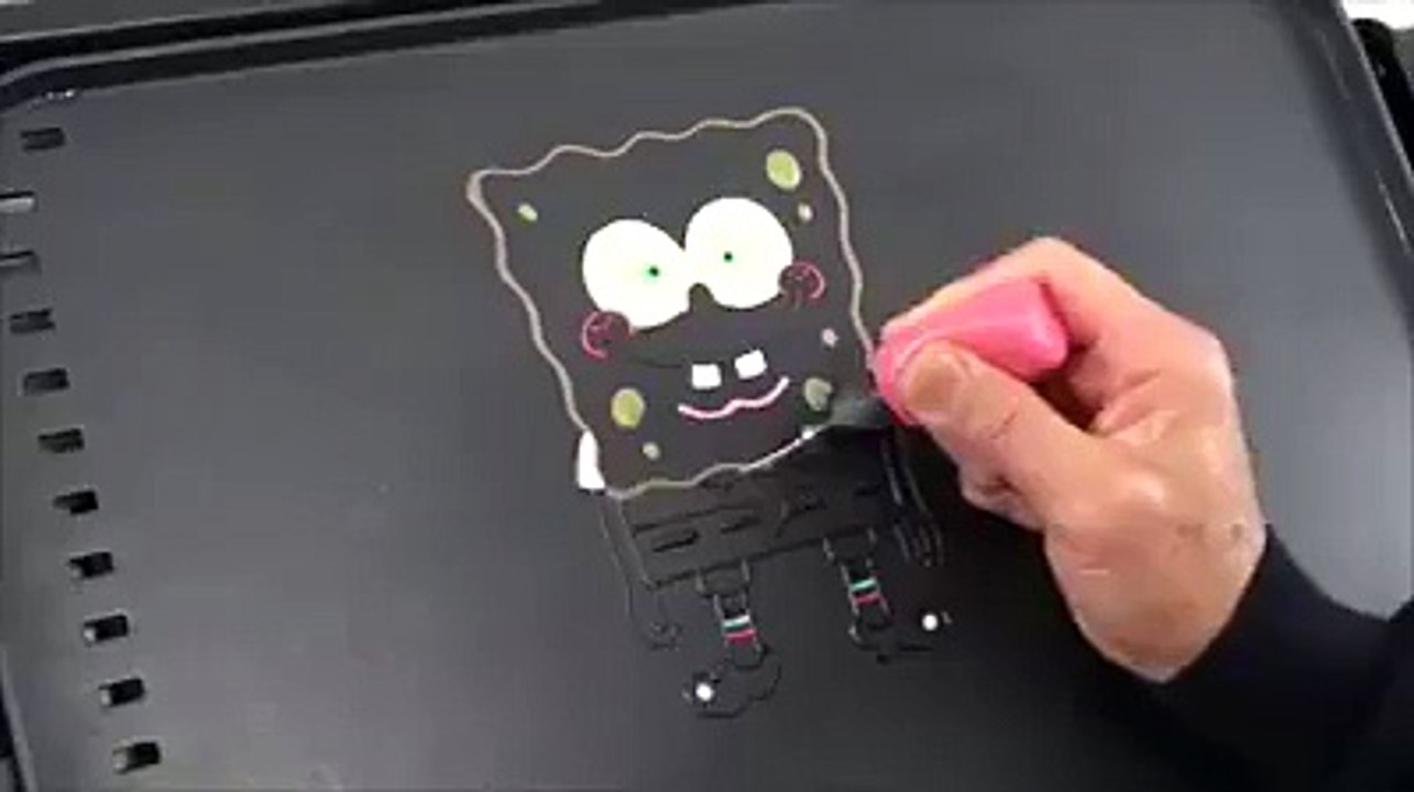 This SpongeBob pancake is amazing.