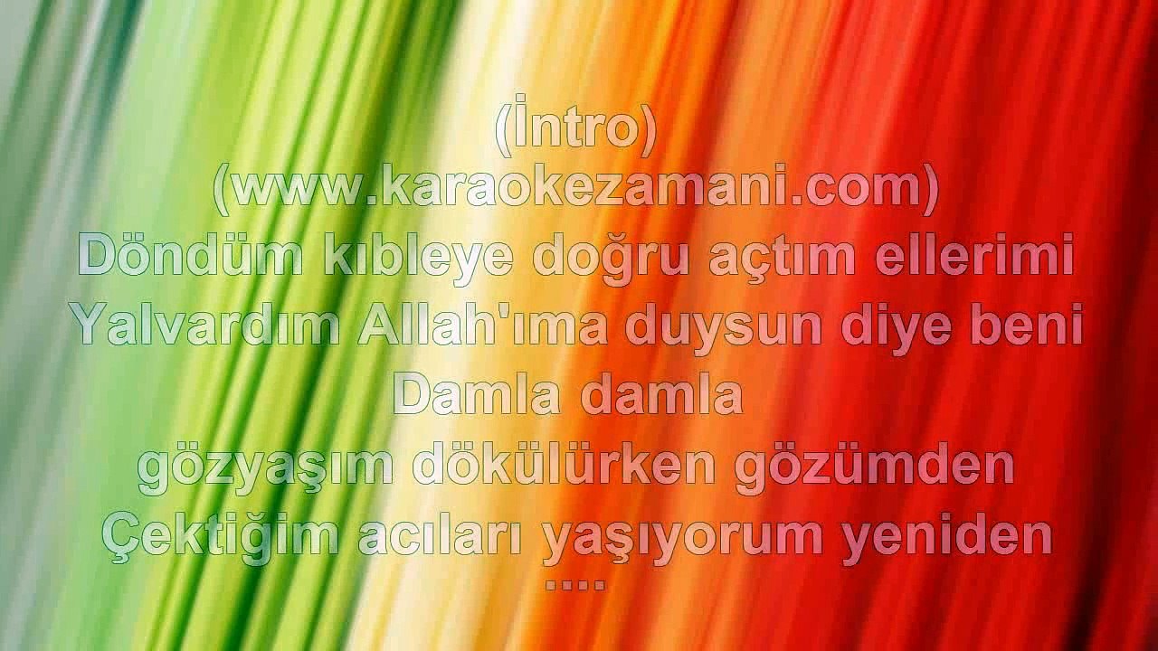 Müslüm Gürses - Bir Kulunu Çok Sevdim - 2005 TÜRKÇE KARAOKE