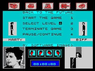 Gameplay de Back to the Future sur ZX Spectrum