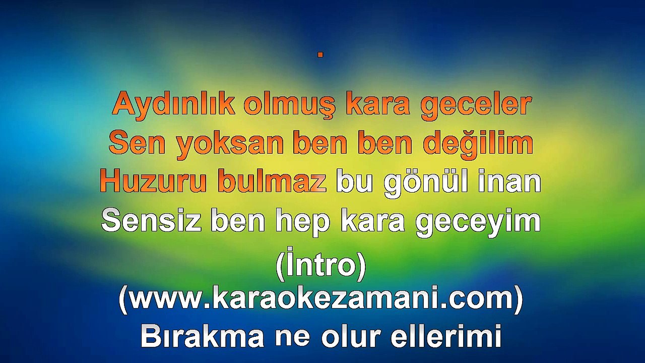 Nehir - Kara Geceler - (2011) TÜRKÇE KARAOKE