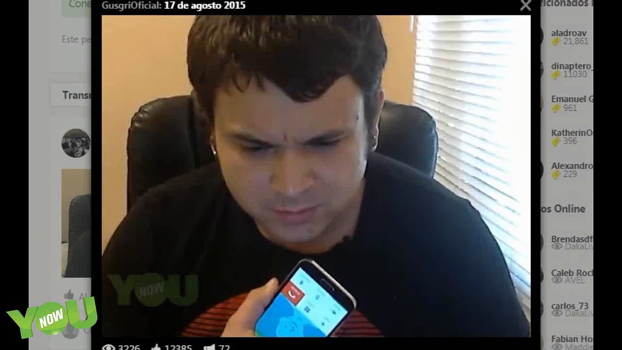 EXTORSIÓNADOR SALE ENOJADO Y GRITANDO