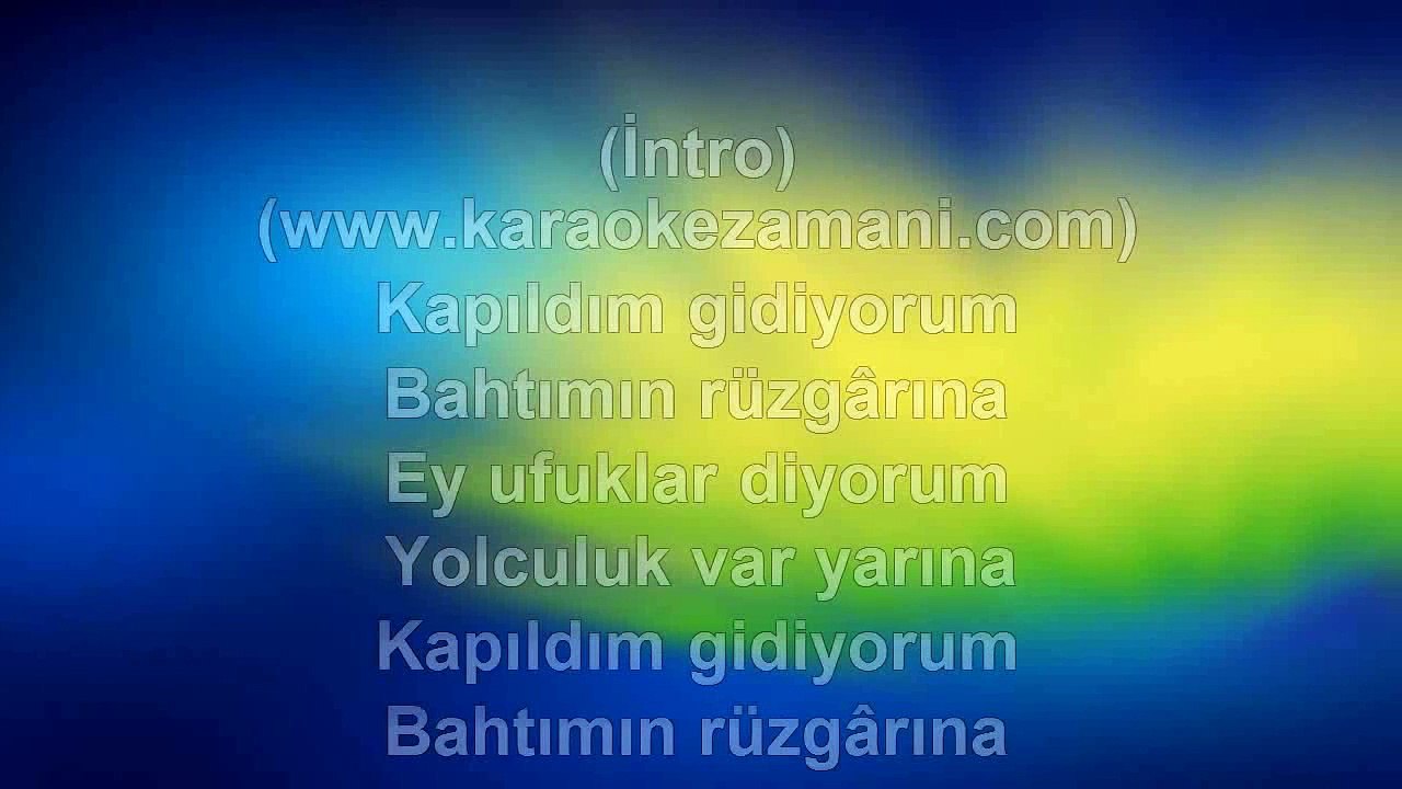 Nev - Kapıldım Gidiyorum - 2010 TÜRKÇE KARAOKE