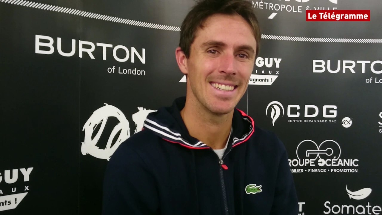 Open Brest Arena.  L'interview décalée d'Edouard Roger-Vasselin