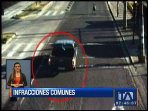 Conductores imprudentes son captados por las cámaras de la AMT