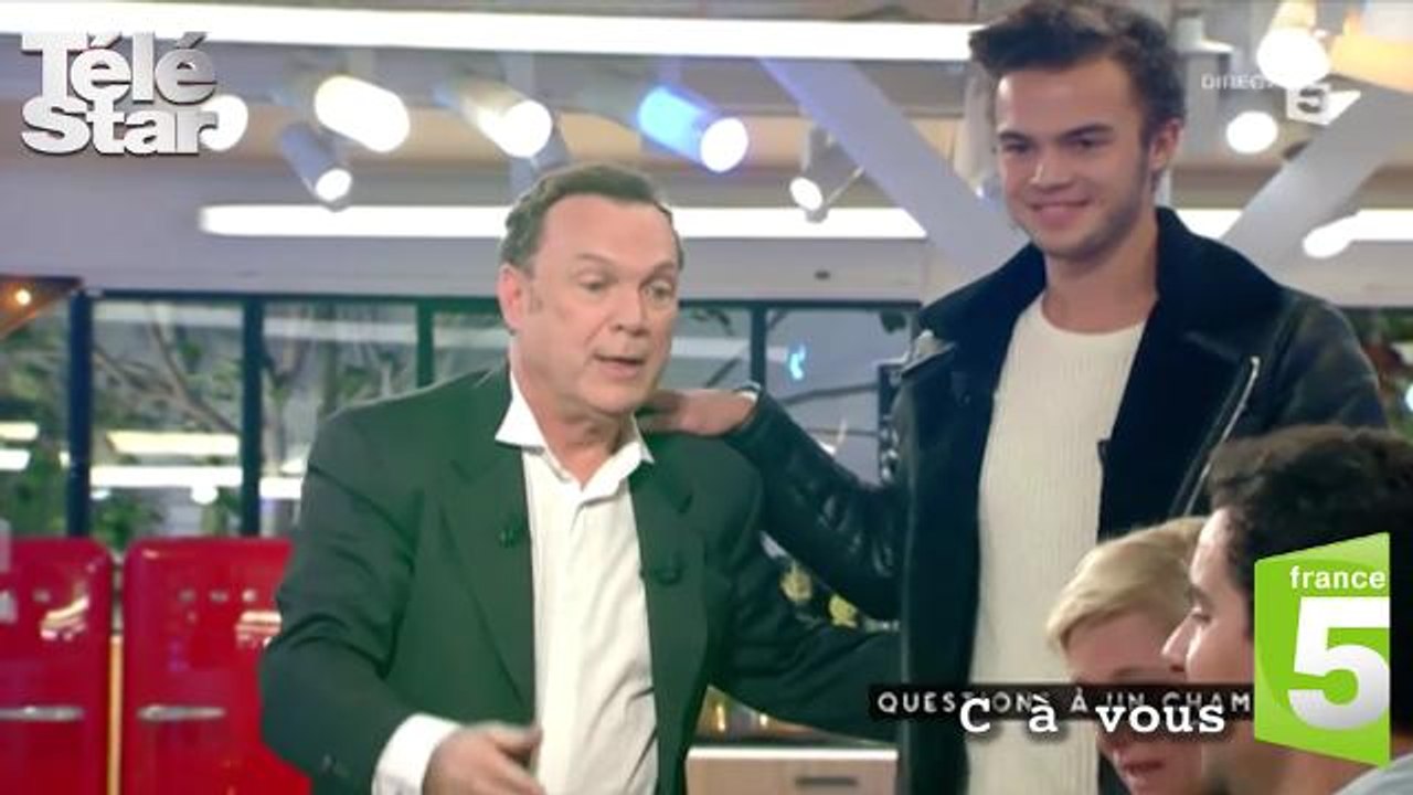 C à vous - Julien Lepers et son fils Guillaume - Mardi 20 octobre 2015