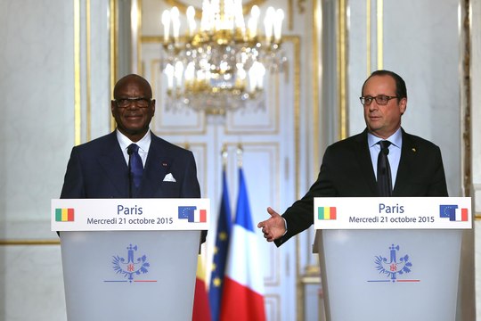 Point de presse conjoint avec le président malien Ibrahim Boubacar Keïta