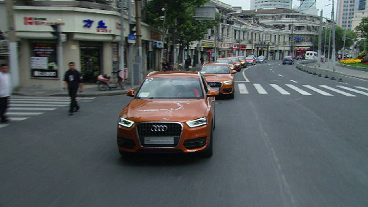 LeMans-Sieger Lotterer in Audi Q3 Trans China