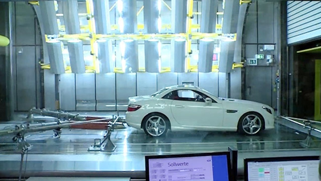 Mercedes Klima-Kanal in Sindelfingen