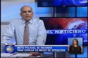 Accidente en medio de persecución policial