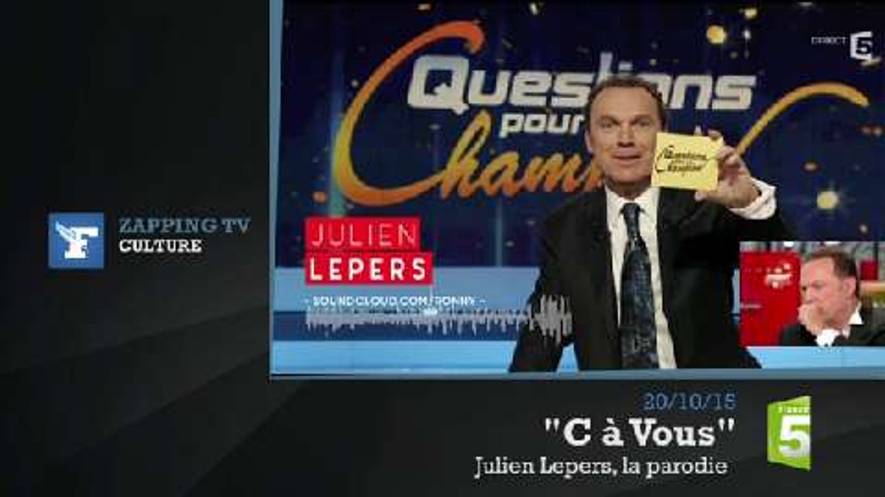 Zapping TV : la parodie hilarante de Julien Lepers