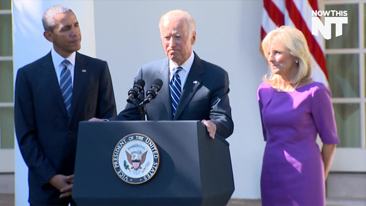 Biden: The "Window Has Closed" On My Presidential Run