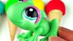 Play-Doh Ice Cream Cone Surprise Eggs Peppa Pig Disney Frozen Littlest Pet Shop Dora Toys FluffyJet [Full Episode]