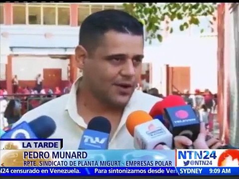 Trabajadores de empresa Polar piden al gobierno que cancele deuda