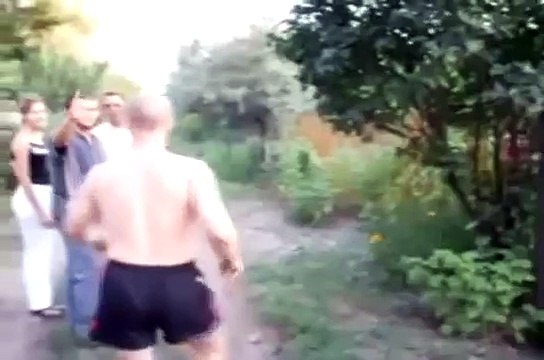 Мужик реально попал