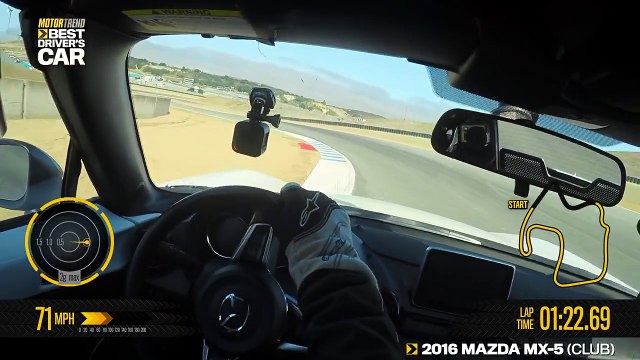 2016 Mazda MX 5 Miata Hot Lap! 2015 Best Drivers Car Contender