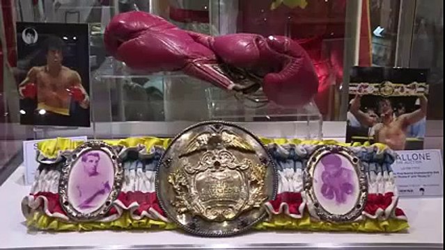 Exhibirán más de mil piezas utilizadas por Sylvester Stallone en las películas Rambo y Rocky