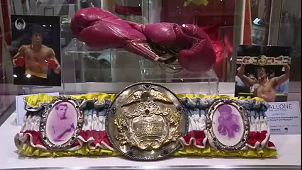 Exhibirán más de mil piezas utilizadas por Sylvester Stallone en las películas Rambo y Rocky