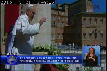Niegan tumor benigno del Papa Francisco