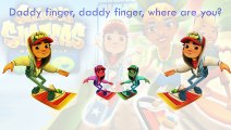 Subway Surfers Finger Family Song Daddy Finger Nursery Rhymes Rio 2 Full animated cartoon