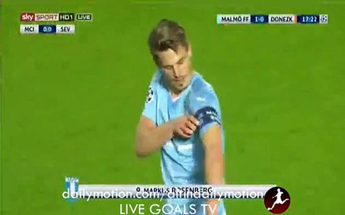 Markus Rosenberg Fantastic Goal - Malmo FF vs Shakhtar Dn - Champions League - 21.10.2015