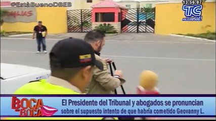 Abogados se pronuncias sobre el supuesto intento de soborno que habría cometido Geovanny L.