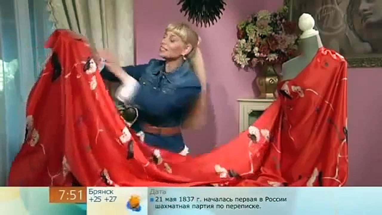 Шьем легко Сарафан в пол из двух прямоугольников ( Sundress on the floor of the two rectangles