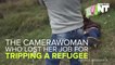 Camerawoman Who Tripped Refugee Sues Refugee