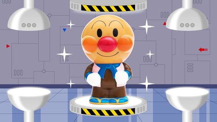 アンパンマンおもちゃアニメ きせかえ合成あそび1 アンパンマン編 Anpanman Toy Docking Play