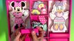 Minnie s Bow-Tique Dress-up Wooden Magnetic Dolls with Daisy Duck Disney Muñecas de Madera