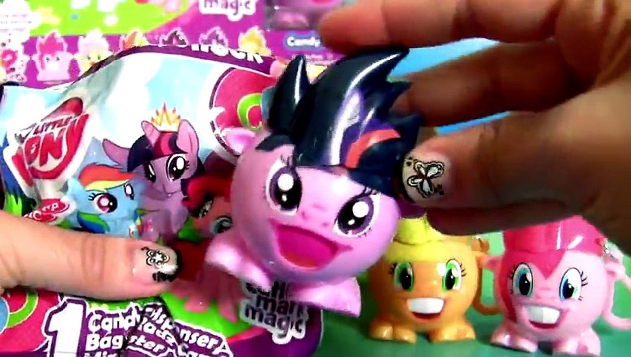 MLP Radz Candy Dispenser My Little Pony Cutie Mark Magic Rads Spike Twilight Sparkle, Pinkie Pie