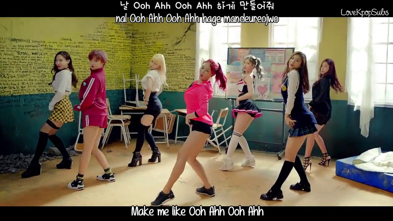 Twice - Like OOH-AHH (OOH-AHH하게) MV [English subs + Romanization + Hangul] HD