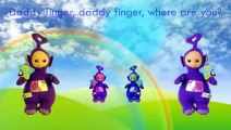 Teletubbies Finger Family Song Daddy Finger Nursery Rhymes Full animated cartoon english 2