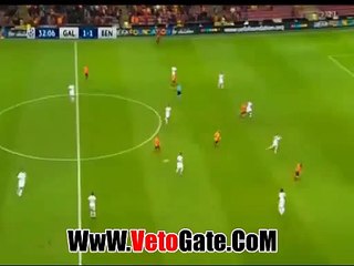 الهدف الثانى جالطه سراى فى بنفيكا