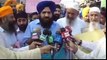 Pakistani Sikhs and Muslims joint Protest in Lahore Against indian State Terrorism in Occupied Punjab.